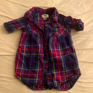Old navy plaid button down